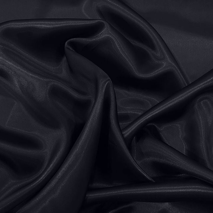 Midnight blue 100% cupro shiny lining