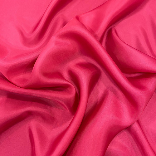 Tissu doublure 100% cupro brillant fuchsia