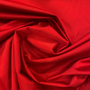 Red wool and silk radzimir fabric