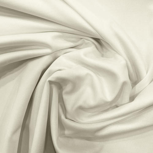 Raw white light 100% silk jersey fabric