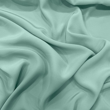 Nile green 100% silk crepe de Chine fabric