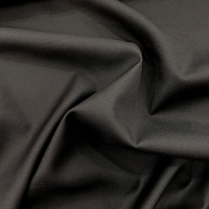Tissu laine vierge Super 130 noir
