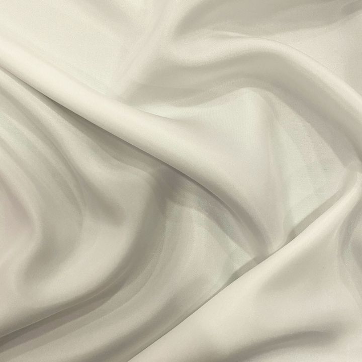 Raw white 100% silk pongee fabric