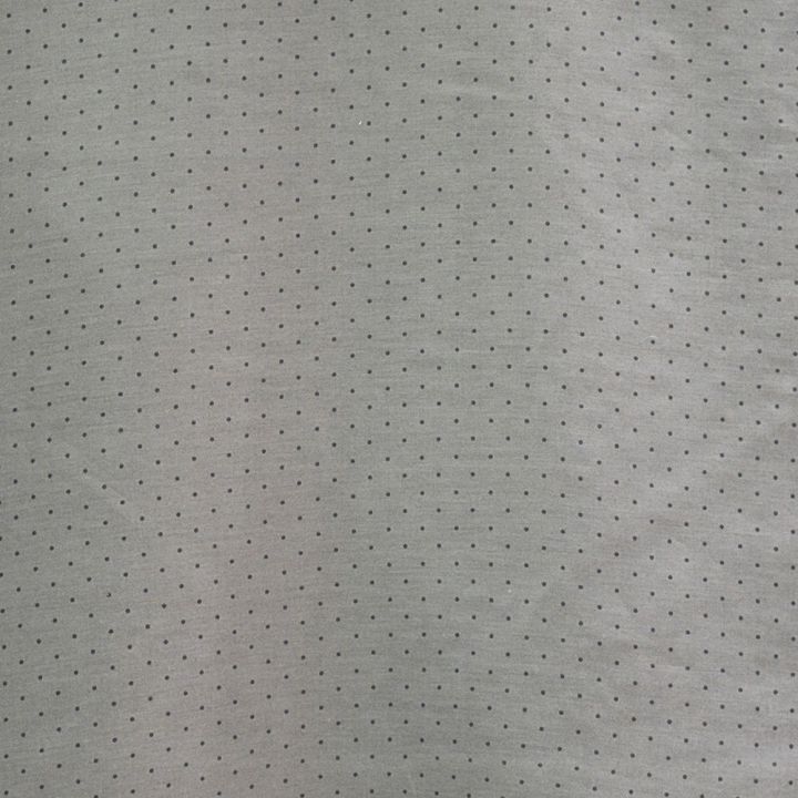 Voile fabric cotton silk printed pinhead grey (1.60 meters)