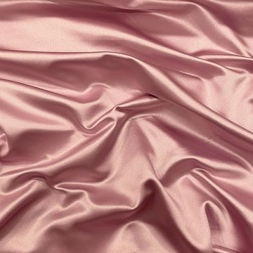 Lilac pink 100% silk duchess satin fabric
