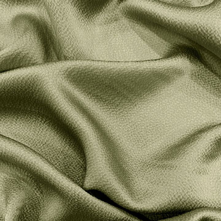 Jade green 100% silk hammered satin fabric