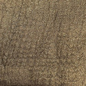 Gold metallic wrinkled 100% silk chiffon fabric on black background