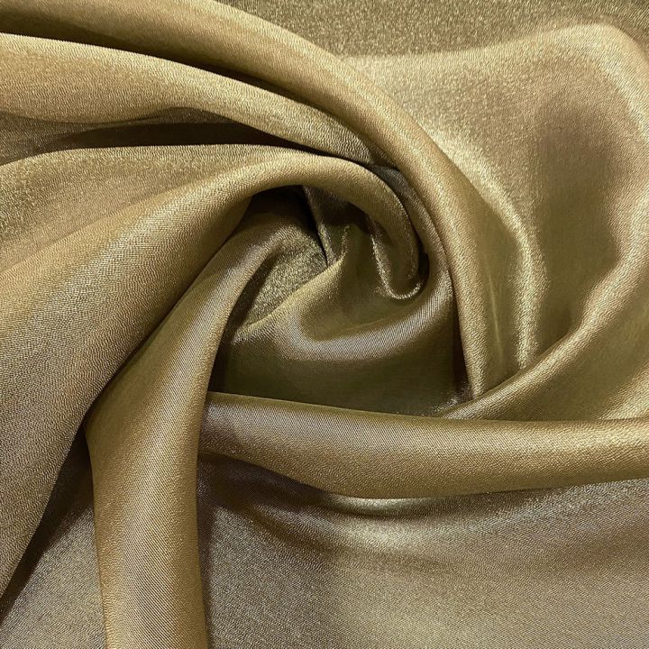 Gold lamé silk organza fabric