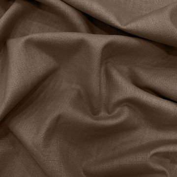 Tissu 100% pur lin beige foncé