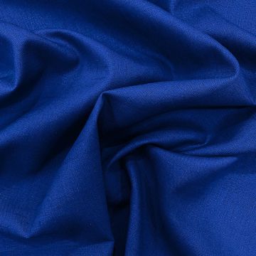 Tissu 100% pur lin bleu royal