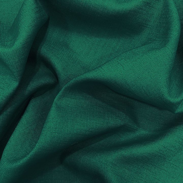 Turquoise green 100% linen fabric