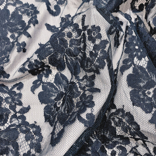 Navy blue Calais lace