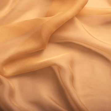 Skin colored 100% silk chiffon