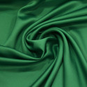 Tissu caddy crêpe envers satin vert émeraude clair
