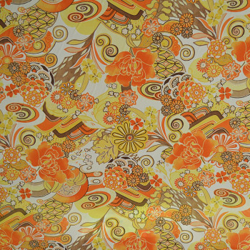 Floral printed georgette fabric