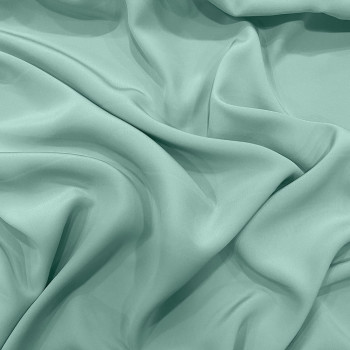 Nile green 100% silk crepe de Chine fabric (3 meters)