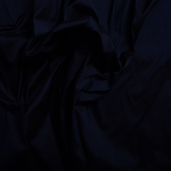 Silk doupion 100% silk night blue fabric