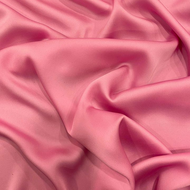 Lilac pink 100% silk charmeuse fabric