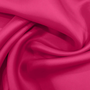 Fuchsia satin silk double organza fabric