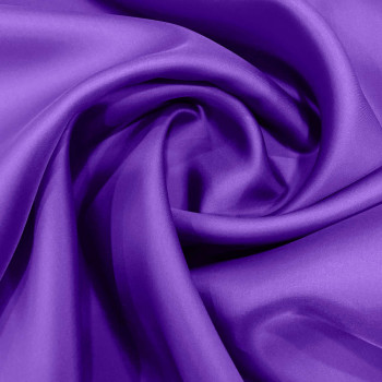Tissu double organza de soie violet