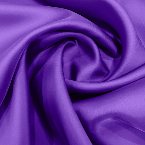 Tissu double organza de soie violet