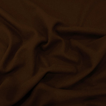 Tissu laine cachemire marron