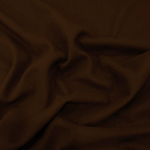 Brown wool cashmere fabric
