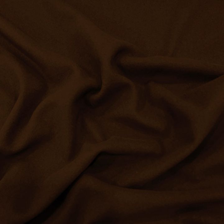 Brown wool cashmere fabric