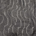 Black wavy fil coupé silk chiffon fabric Black wavy fil coupé silk chiffon fabric