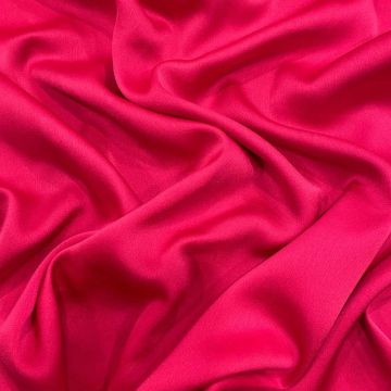 Fuchsia polyester bubble satin fabric