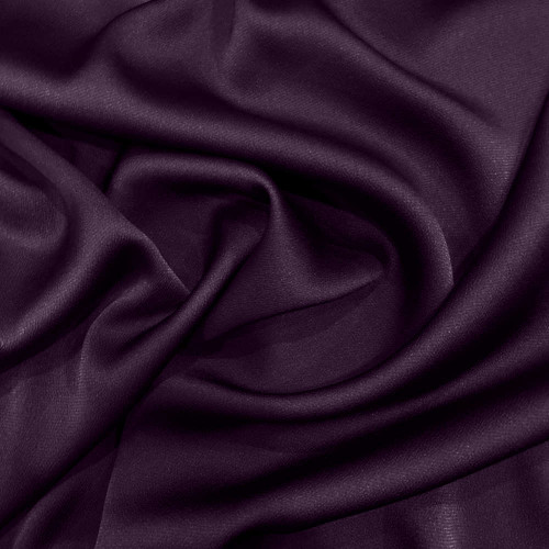 Tissu satin bubble polyester violet