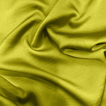 Tissu satin bubble polyester vert anis