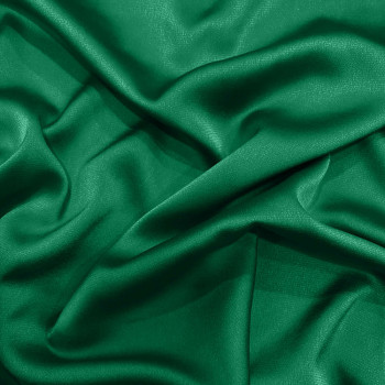 Tissu satin bubble polyester vert canard