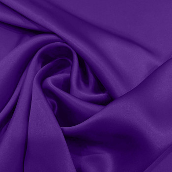 Purple satin fabric 100% silk