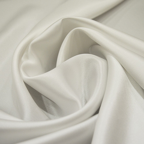 White satin fabric 100% silk