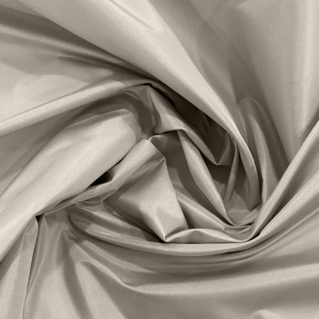 Tissu taffetas 100% soie gris perle