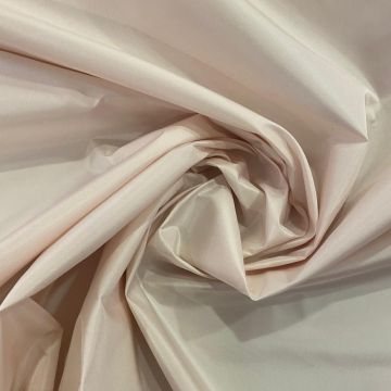 Pale pink 100% silk taffeta fabric