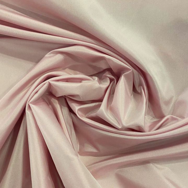 Light pink changing 100% silk taffeta fabric