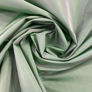 Sage green changing 100% silk taffeta fabric