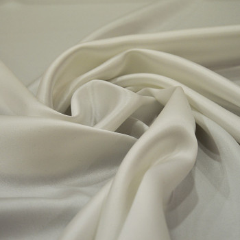 Ivory satin fabric 100% silk