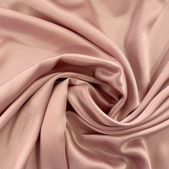 Light pink satin fabric 100% silk