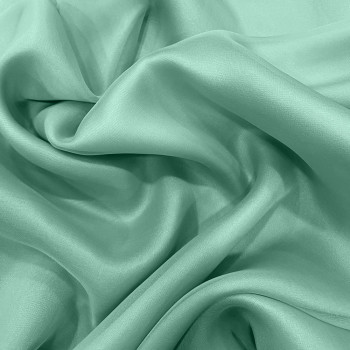 Nile green 100% silk chiffon