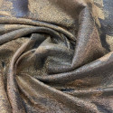 Gray/silver geometric lamé silk jacquard fabric Gray/silver geometric lamé silk jacquard fabric