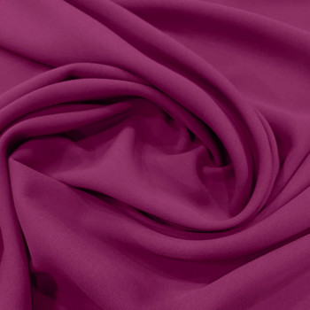 Violine purple 100% polyester crepe fabric
