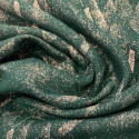 Green diagonal-lamé wool jacquard fabric Green diagonal-lamé wool jacquard fabric