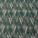 Tissu jacquard de laine lamé oblique vert Tissu jacquard de laine lamé oblique vert