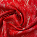 Red diagonal-lamé wool jacquard fabric Red diagonal-lamé wool jacquard fabric