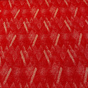 Tissu jacquard de laine lamé oblique rouge Tissu jacquard de laine lamé oblique rouge
