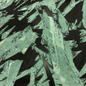 Green brushstrokes lamé silk jacquard fabric Green brushstrokes lamé silk jacquard fabric
