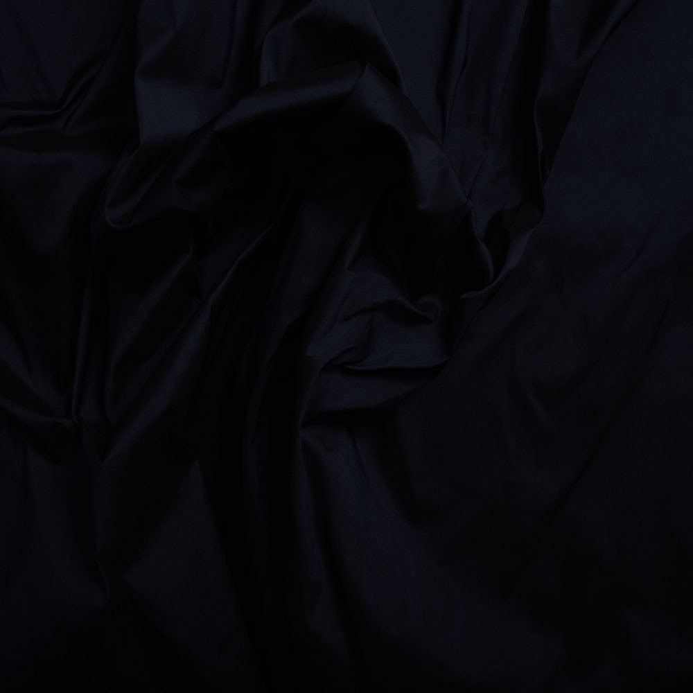 Tissu doupion de soie 100% soie bleu nuit